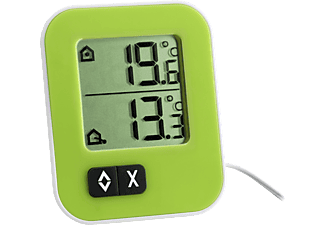 TFA Digitales Innen-Außen-Thermometer MOXX, grün
