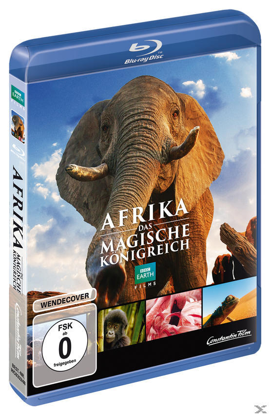 DVD-Cover mit einem Elefanten und blauem Himmel.
