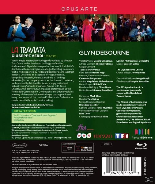 LA TRAVIATA Mark - Gimadieva/Elder (Blu-ray) -