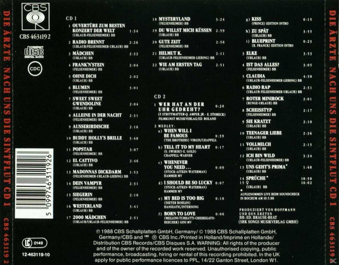 Albumcover mit Titelliste und Logo.