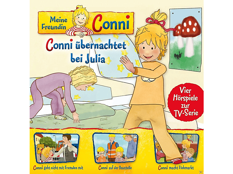 Meine Freundin Conni (Tv-Hörspiel) - 08: Conni Übernachtet/Fremden/Baustelle/Flohmarkt - (CD)