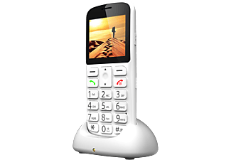 BEEX Senior fehér kártyafüggetlen mobiltelefon