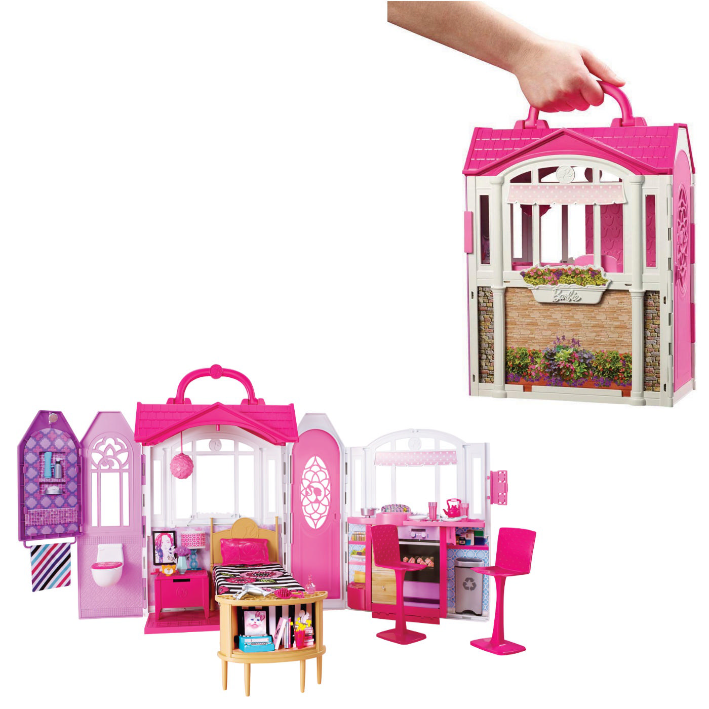 BARBIE BRB Renkli Portatif Evi