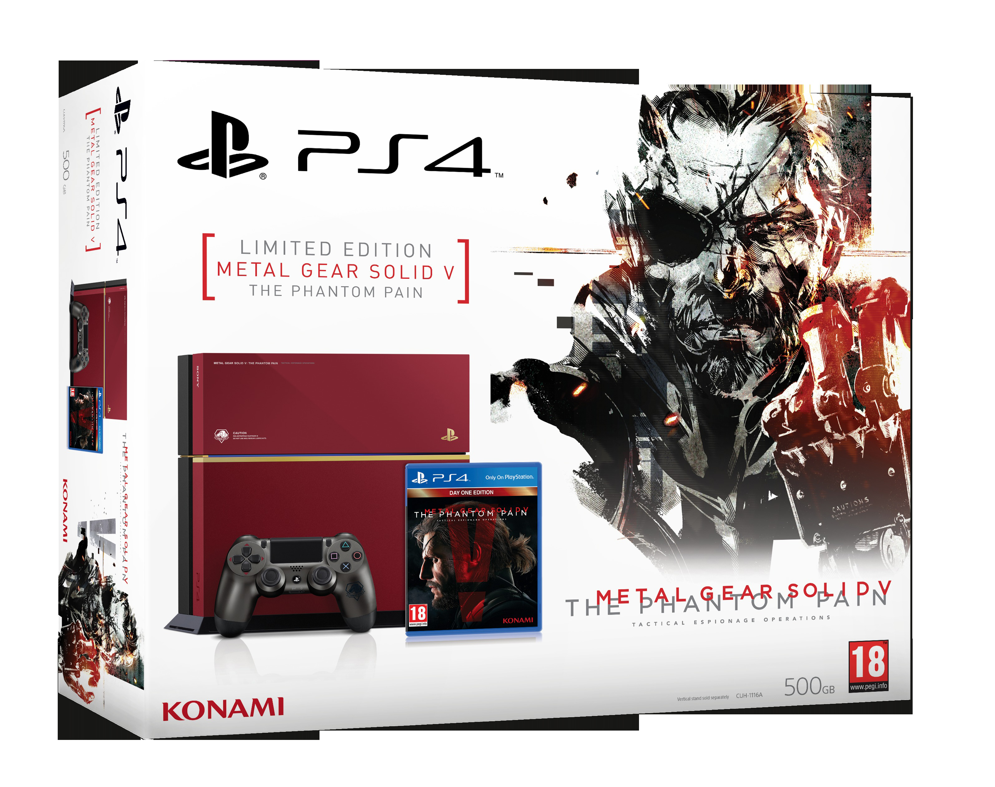 SONY PlayStation 4 Limited Edition Bundle 500GB inkl. Metal Gear Solid V - The Phantom Pain