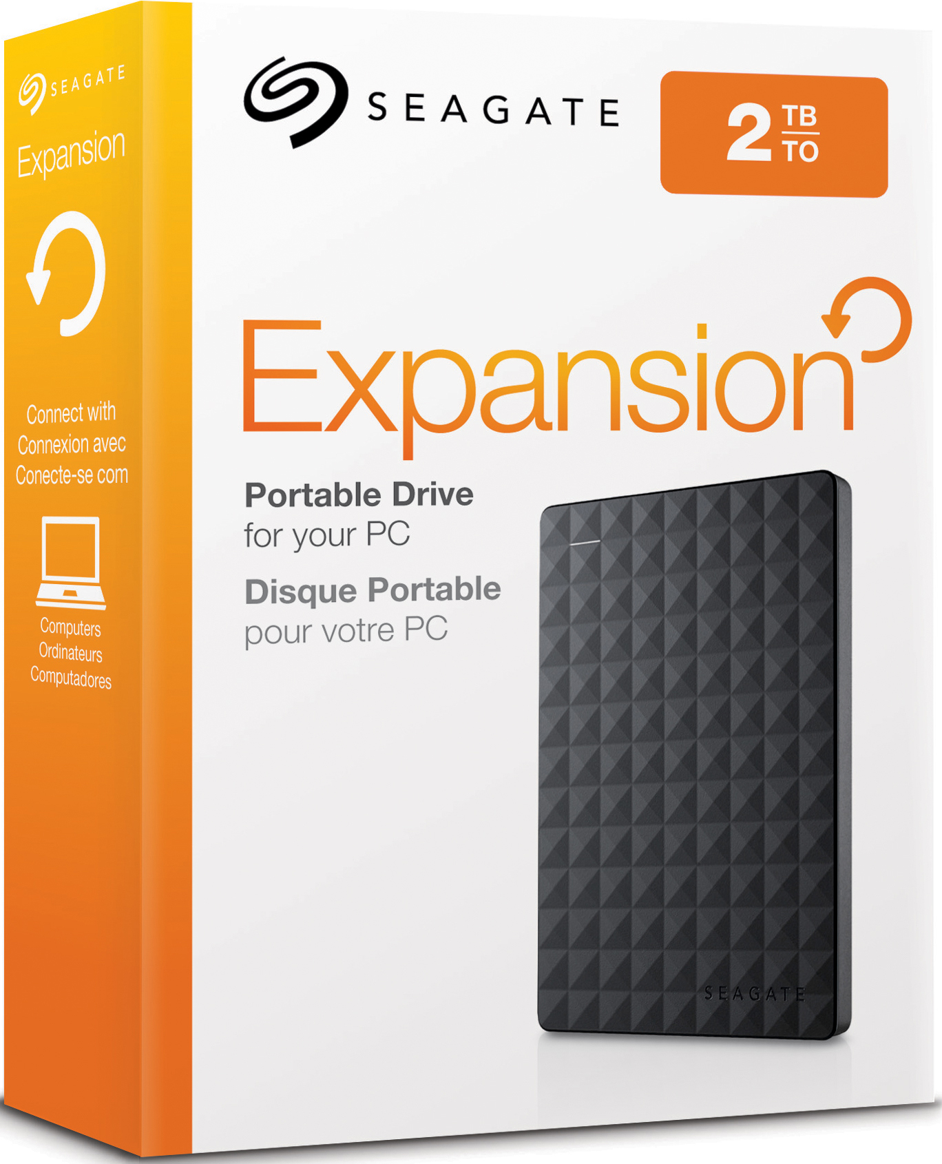 SEAGATE Disque dur externe 2 TB Expansion Portable (STEA2000400)