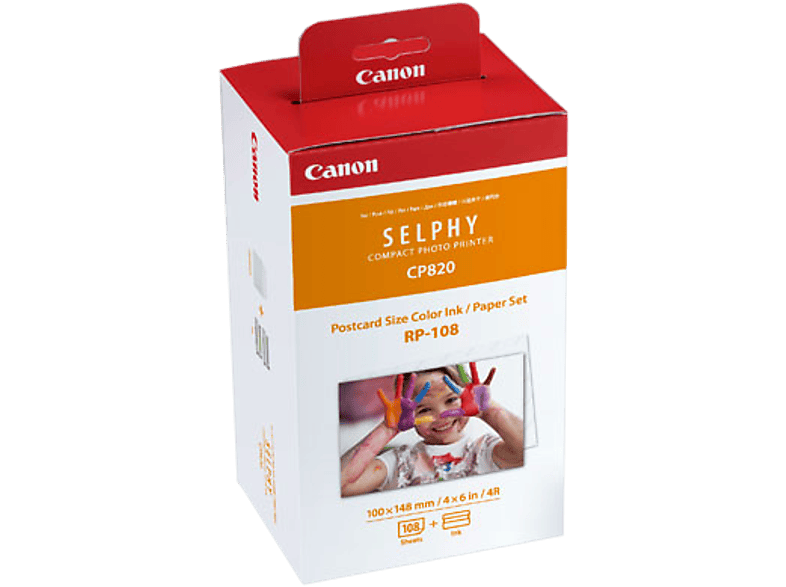 CANON Fotopapier + Farbband RP-108 10x15 cm, 108 Blatt