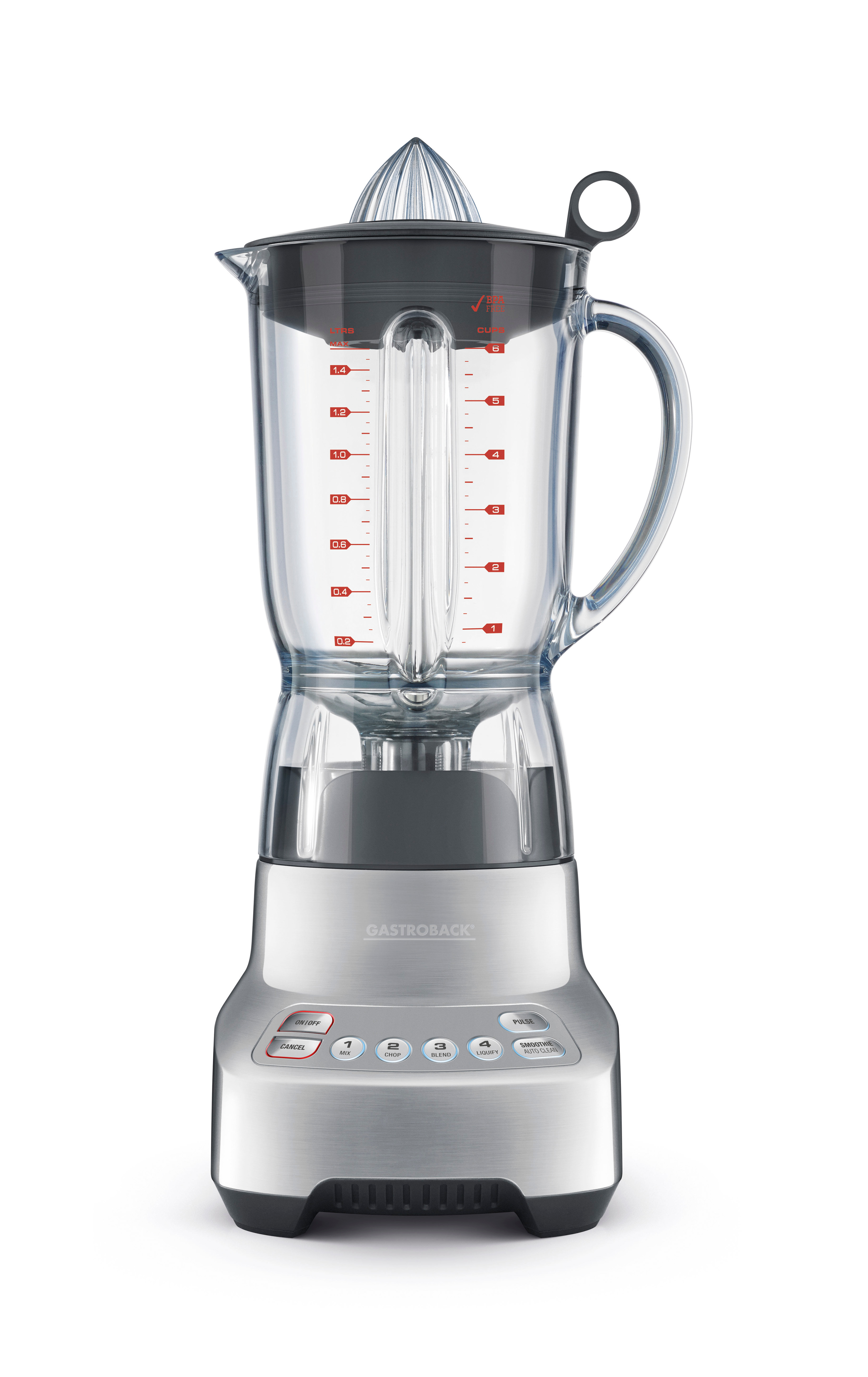 41004 Watt, Standmixer Silber Duo 1.5 Liter) Design GASTROBACK (1000 Advanced Mixer