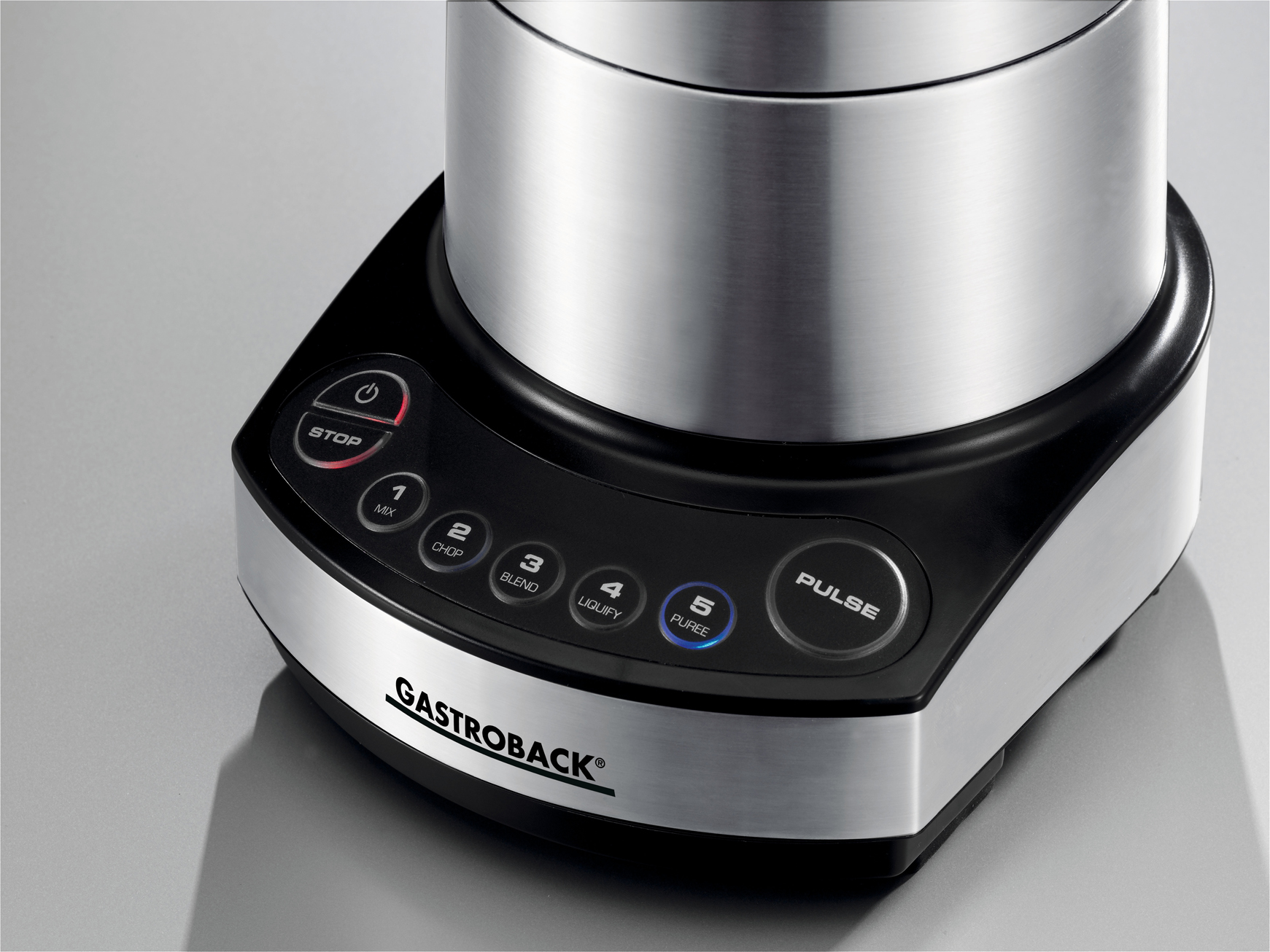 GASTROBACK 41000 Design Advanced Standmixer Silber/Schwarz (1000 Watt, 1.5 l)
