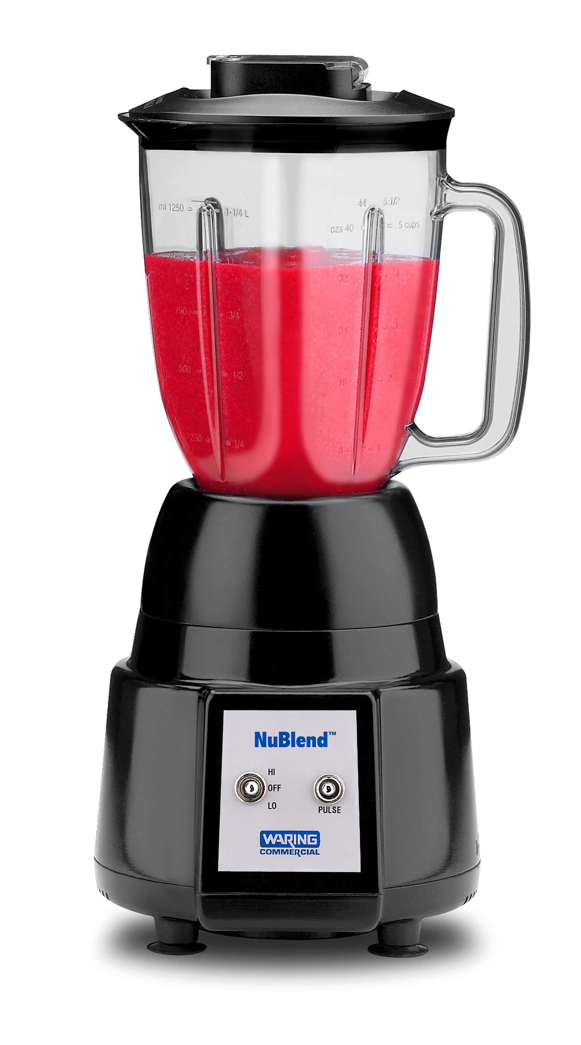 GASTROBACK 40184 Waring Profi Bar Blender Nu Blend Standmixer Schwarz (550 Watt, 1.3 l)
