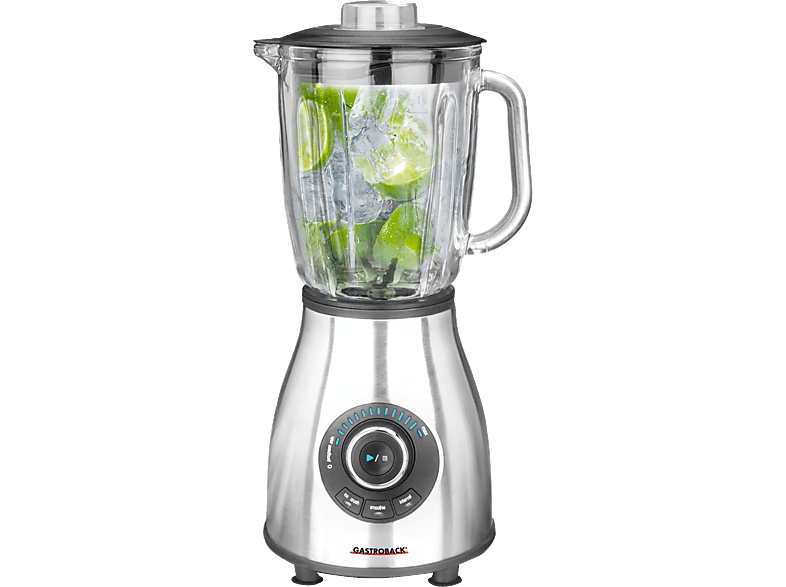 GASTROBACK 40986 Vital Mixer Pro Standmixer Edelstahl (1000 Watt, 1.75 l)