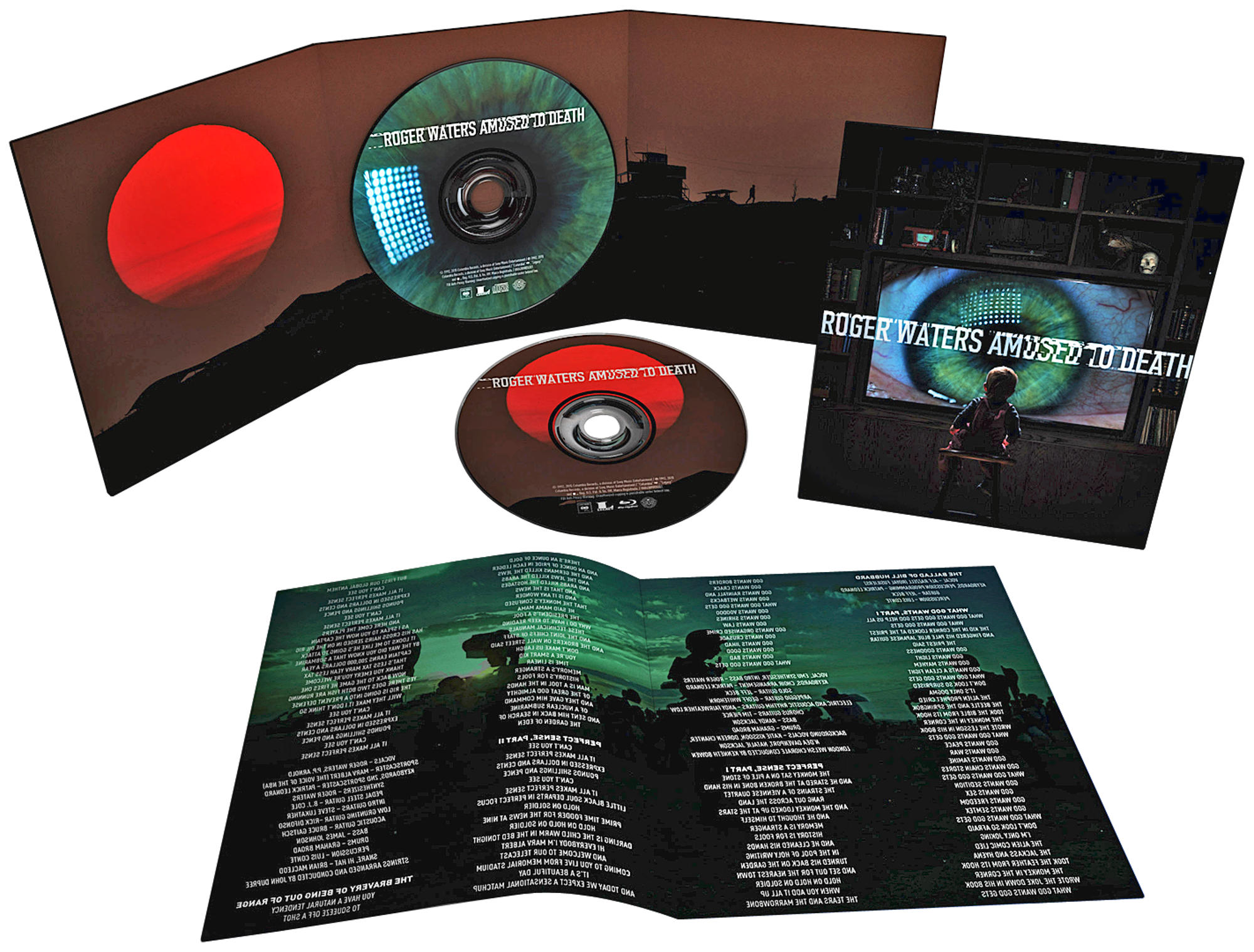 Roger Waters Album, CD und Booklet.