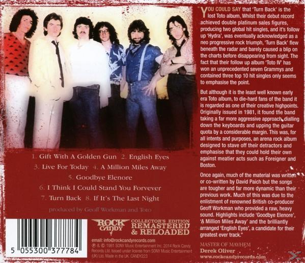 - - Toto (CD) Back (Lim. Collector\'s Turn Edition)