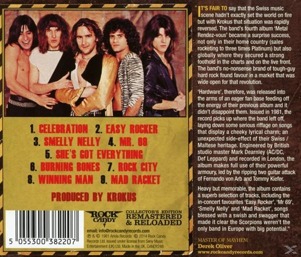 Krokus - Hardware (Limited Collector's Edition)  - (CD)