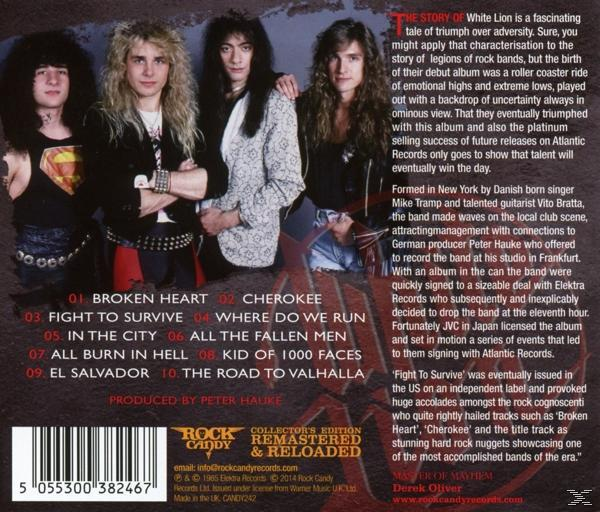 White Lion - Fight (CD) Survive To (Lim.Collector\'s - Edition)