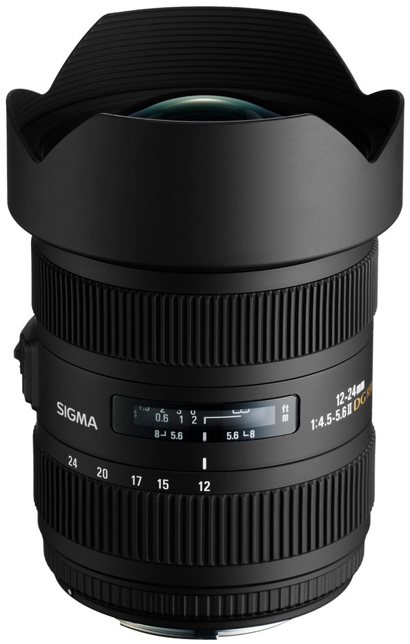 SIGMA Groothoeklens 12-24mm F4.5-5.6 DG HSM II Canon