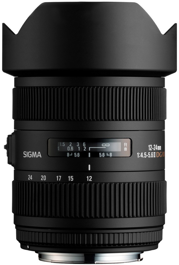 SIGMA Groothoeklens 12-24mm F4.5-5.6 DG HSM II Canon