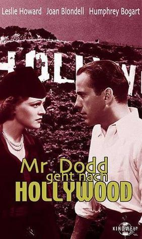 Ein Filmposter mit zwei Personen, die sich ansehen, mit Hollywood-Schriftzug im Hintergrund.