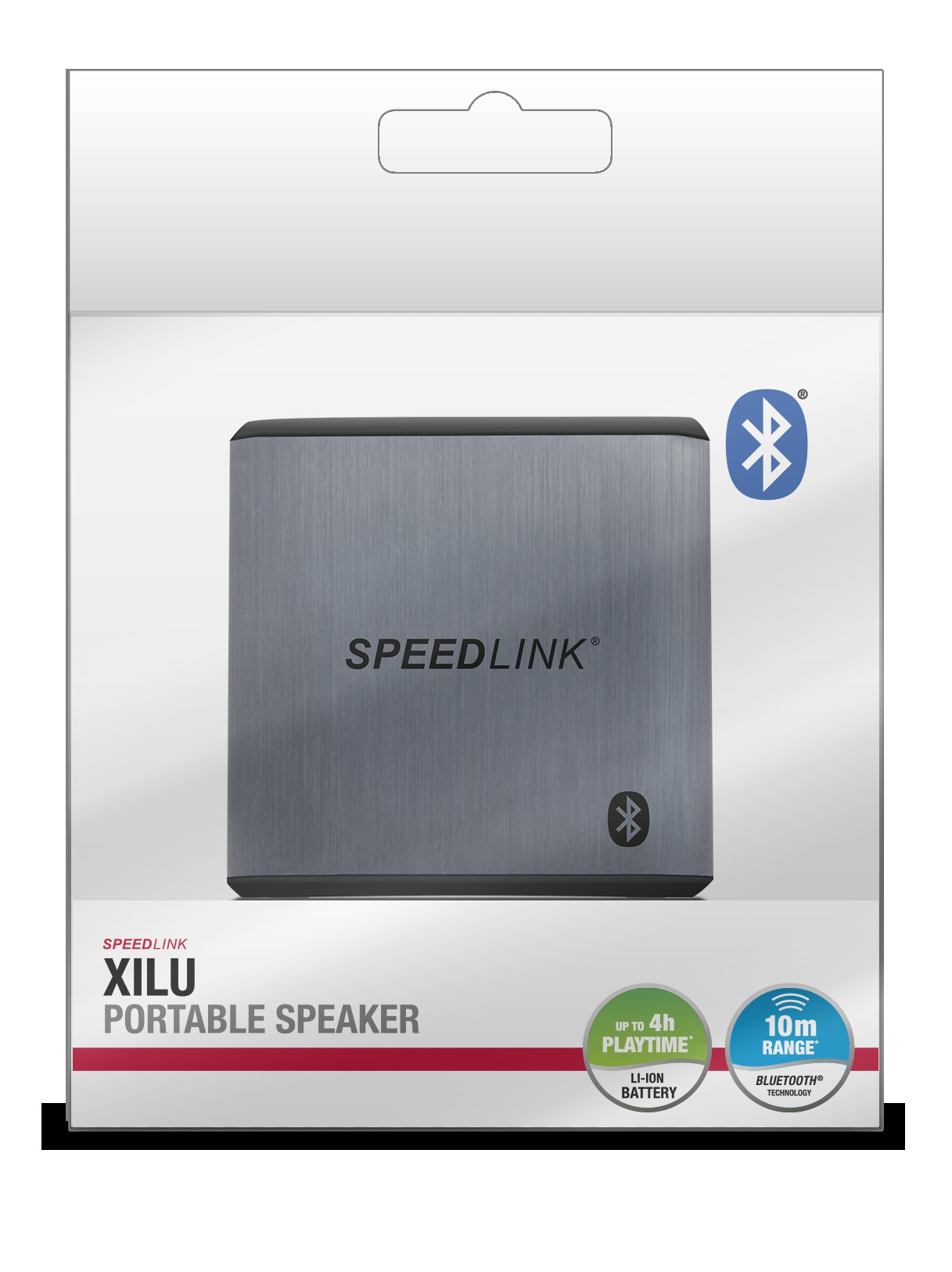 SPEEDLINK XILU Portable Speaker Bluetooth Lautsprecher, Grau