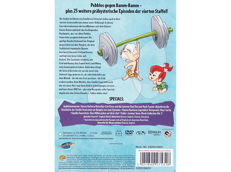 Thumbnail - FAMILIE FEUERSTEIN 4.STAFFEL (COLLECTORS EDIT.) DVD