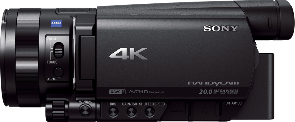 SONY FDR-AX 100 4k UHD videókamera