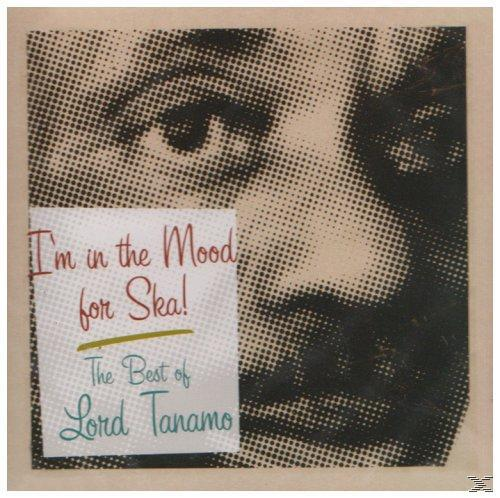 Albumcover mit gepunkteter Gesichts-Grafik und Text: I'm in the Mood for Ska! The Best of Lord Tanamo.
