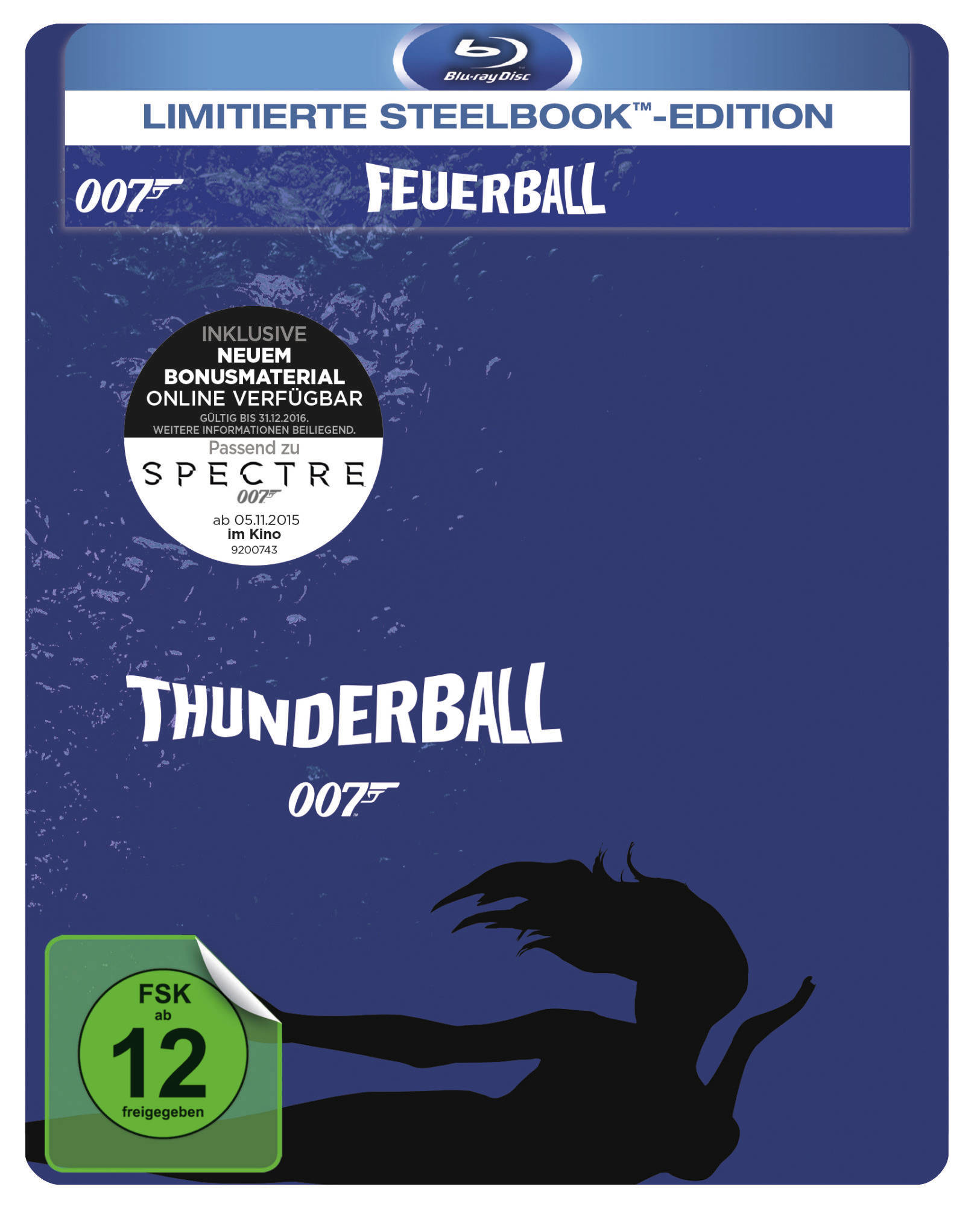James Bond - Feuerball (Steelbook Edition)     Blu-ray