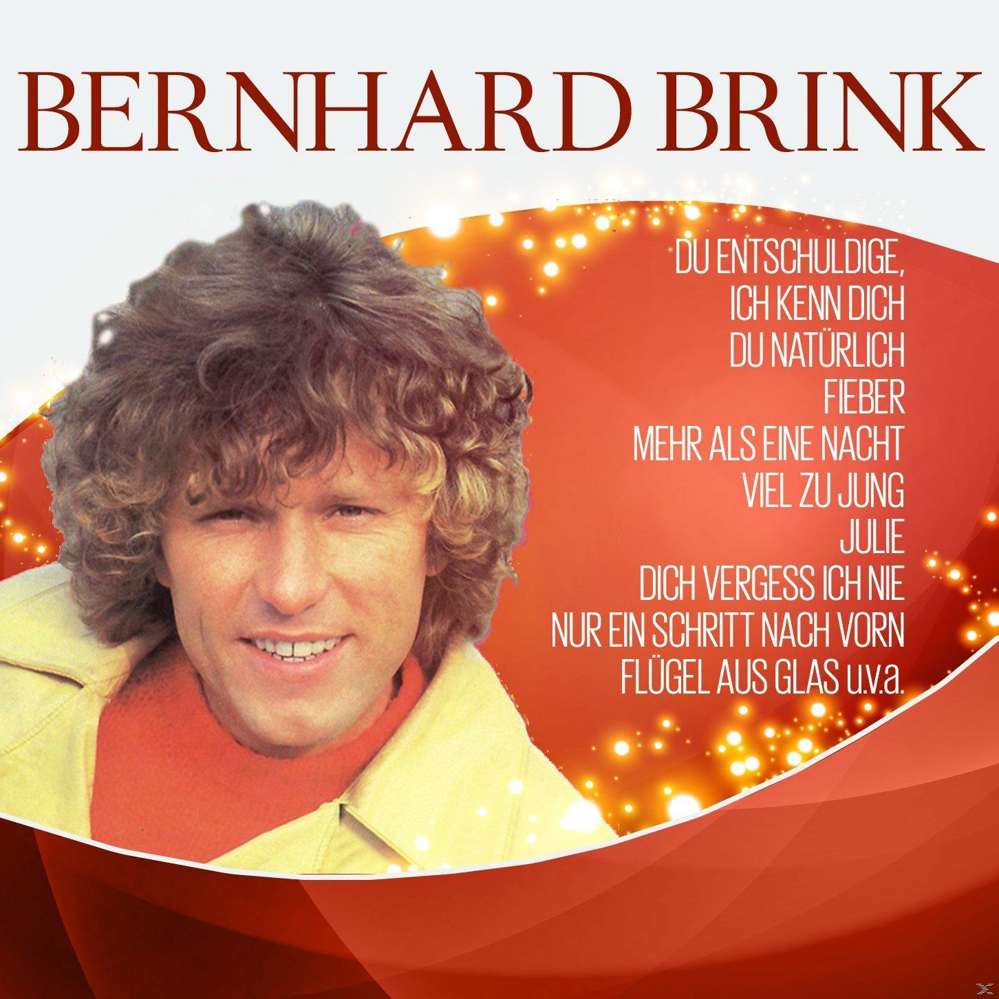 Albumcover mit lächelndem Mann. Text auf Deutsch, rot und gelb geschrieben.
