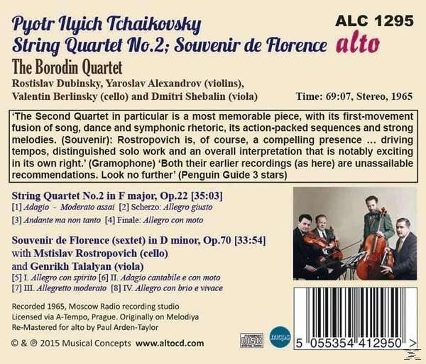 Rostropowitsch, Borodin Quartet - Streichquartett 2/Souvenir De Florence  - (CD)