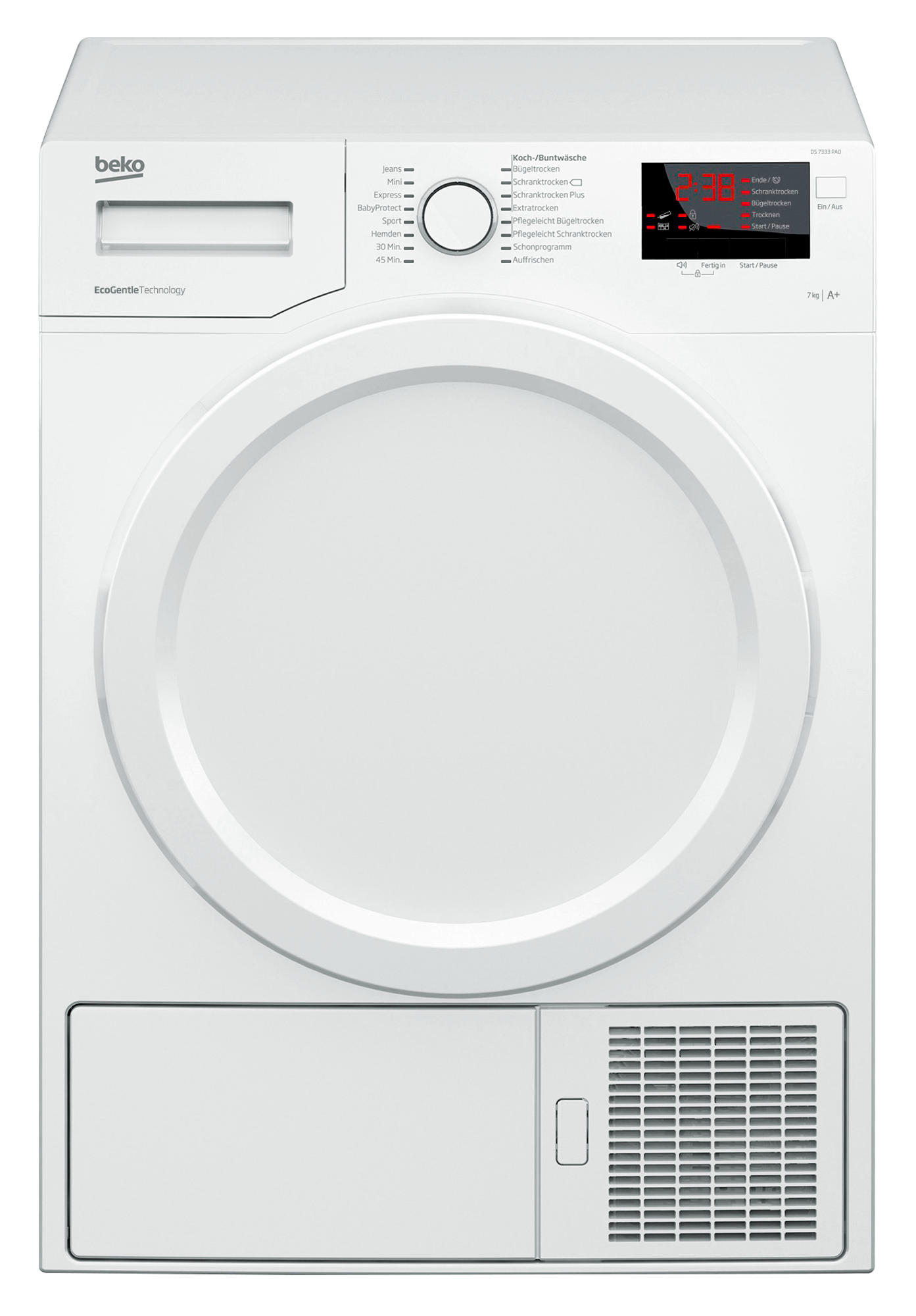 BEKO DS 7333 PA0 Wärmepumpentrockner (7 kg, A+, Weiß)