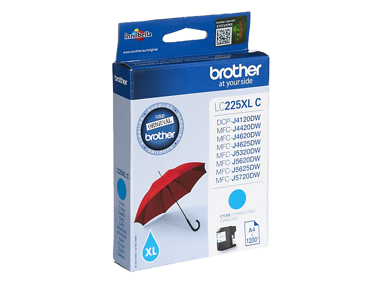 Brother LC225XL Cyan Ink Cartridge