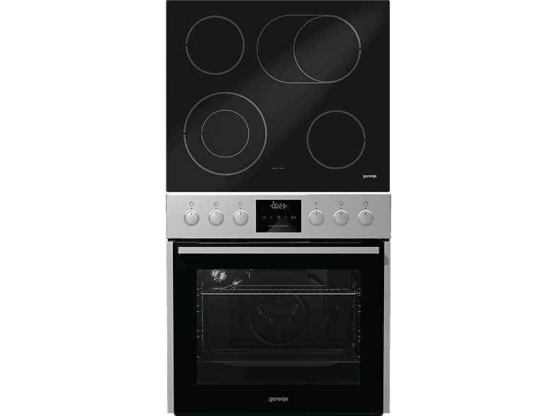 GORENJE BCP637E113X+ECD620SC, Einbauherdset A, (HiLight, Liter) 65