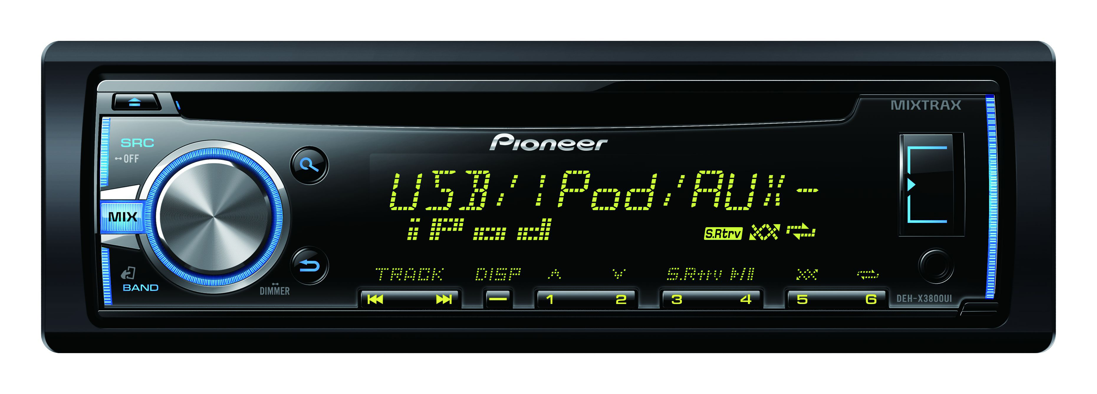 PIONEER DEH-X3800UI Autoradio 1 DIN, 50 Watt