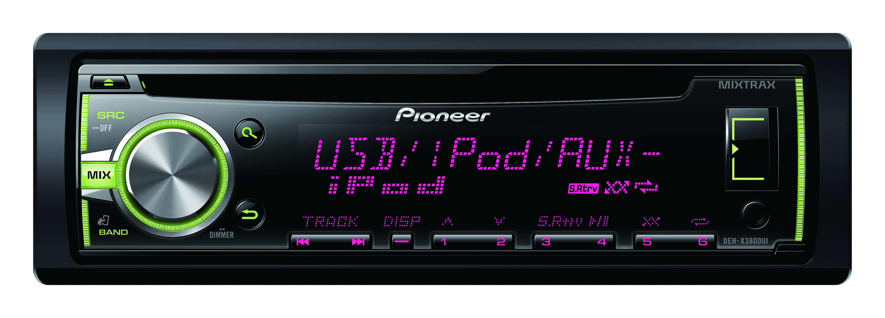 PIONEER DEH-X3800UI Autoradio 1 DIN, 50 Watt