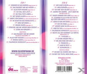 Zweiseitiger CD-Einleger mit deutschem Text, der Songtitel und Credits auflistet.