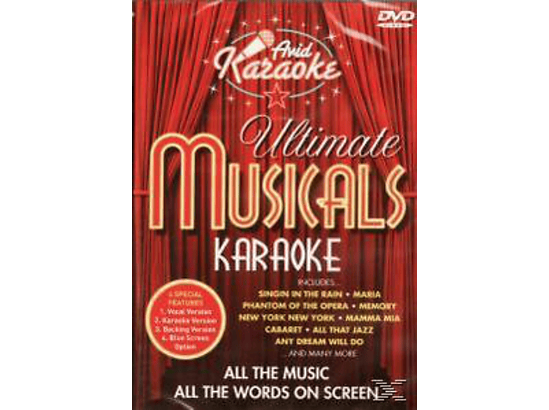 Karaoke Ultimate Musicals Karaoke (DVD) MusikDVD & Bluray