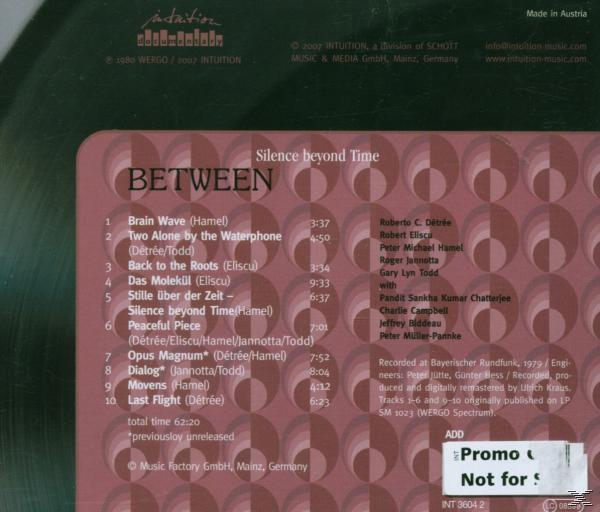 Between - Silence Beyond Time  - (CD)