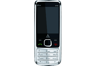 PYRAMID 6700 Çift Hatlı Gümüş Cep Telefonu