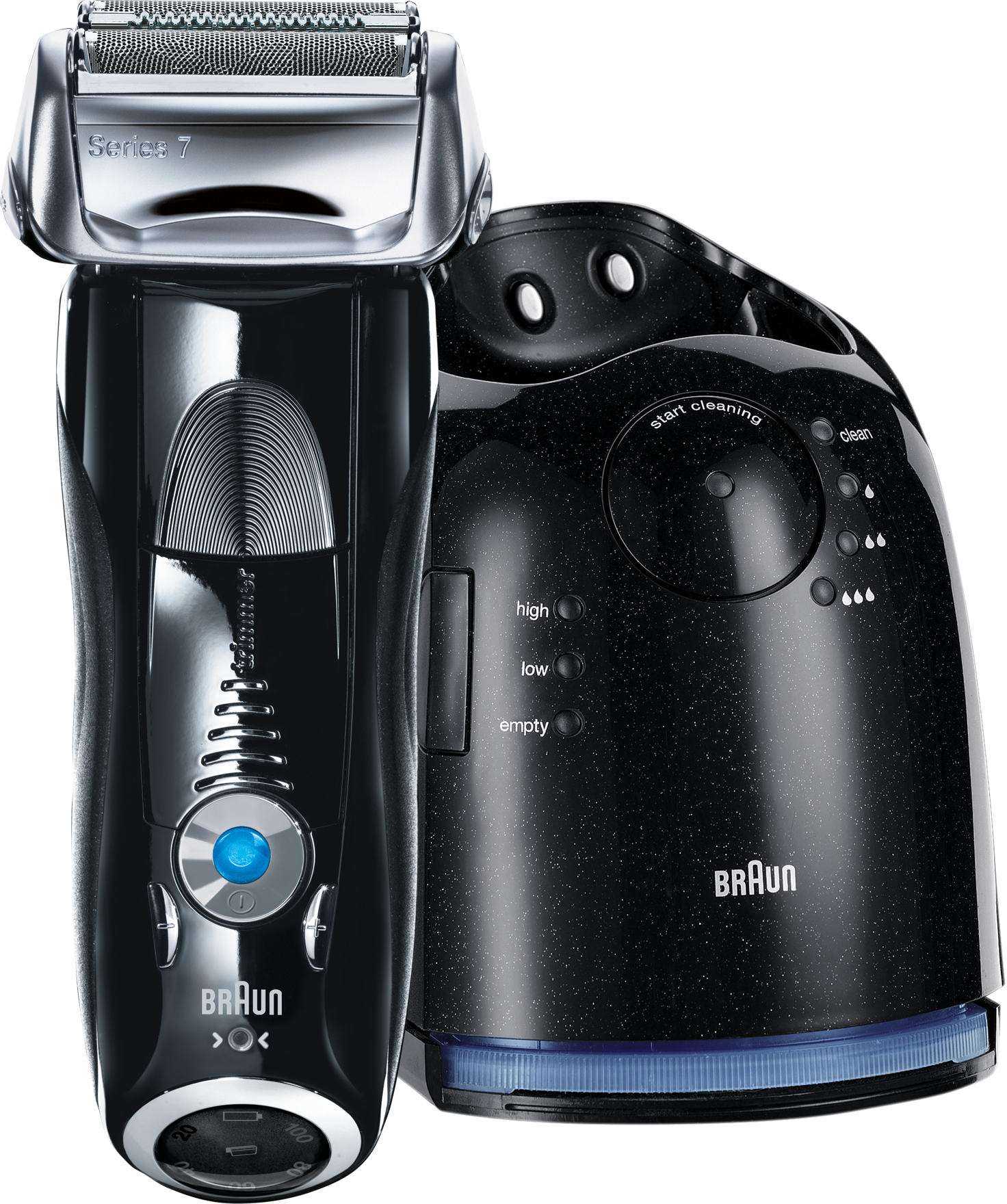 BRAUN Herrenrasierer Series 7 – 760cc System (Schwarz, Folienrasierer)