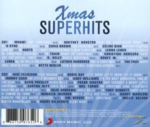 Albumcover mit dem Titel Xmas Superhits und Trackliste.