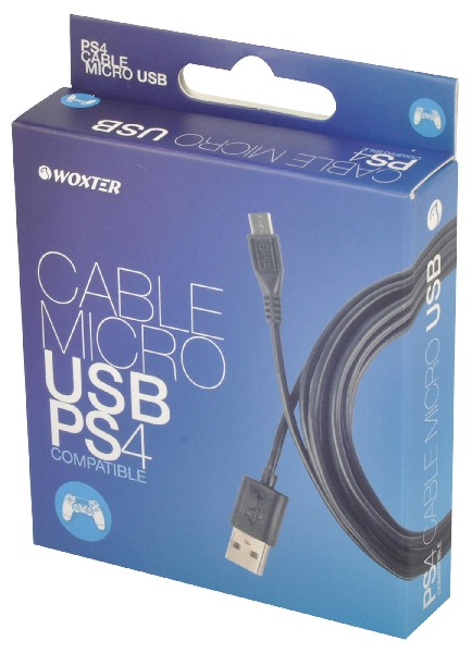 Cable De Carga woxter ps4 a blade representaciones w8105 microusb 3m