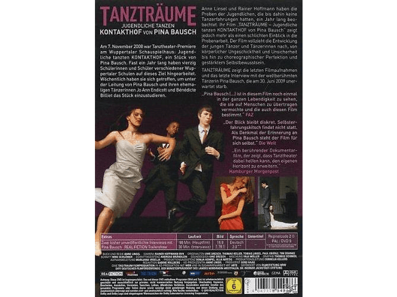 Thumbnail - Josephine Ann Endicott, Pina Bausch, Bénédicte Billet - TANZTRÄUME (DVD)