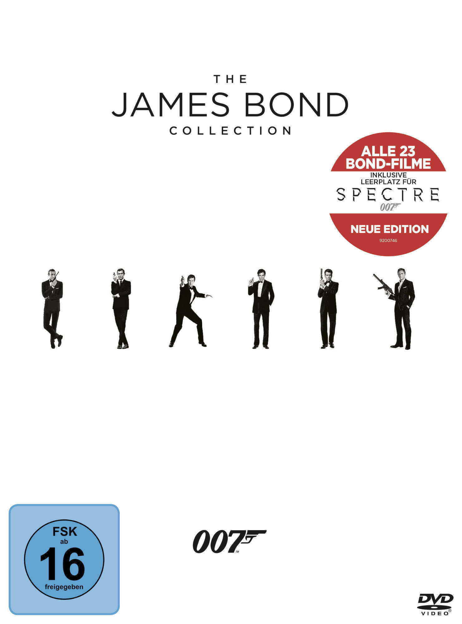 The James Bond Collection (+ Leerplatz für Spectre, 23 Discs) DVD