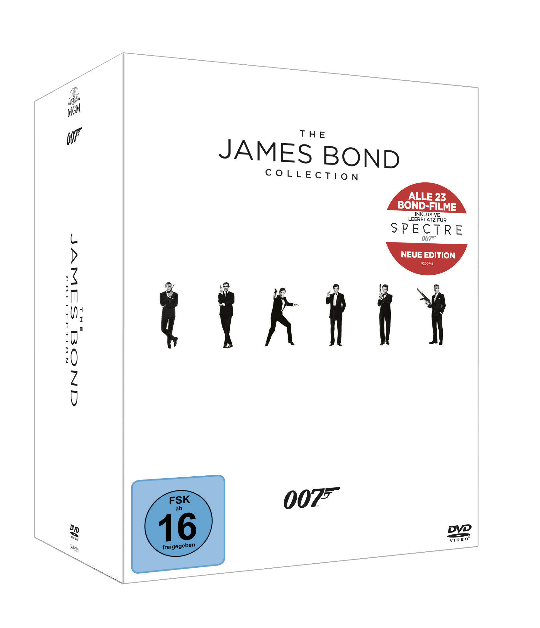 The James Bond Collection (+ Leerplatz für Spectre, 23 Discs) DVD