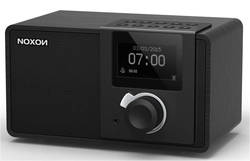 NOXON 16100 dRadio DAB+ Digital, DAB, Schwarz Radio, DAB