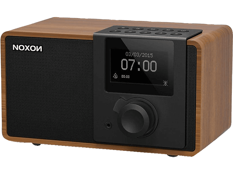 NOXON 16200 dRadio DAB+ Radio, Digital, DAB+, DAB, Walnuss/Schwarz