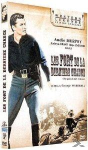 DVD-Cover mit einem Mann in schwarzem Hemd und Jeans, Text: Les Fort De La Derniere Chance.