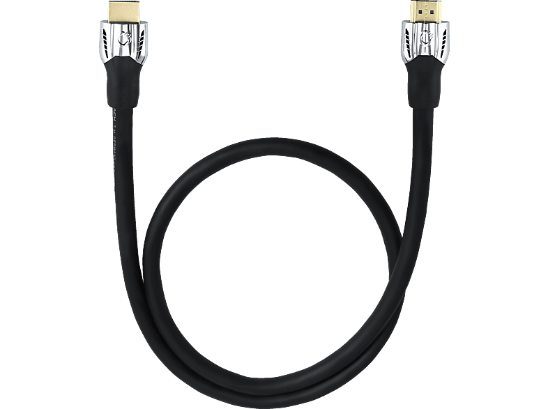 OEHLBACH High-Speed-HDMI®-Kabel mit Ethernet Matrix Evolution 18 m HDMI Kabel, Schwarz