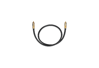 Câble Subwoofer Oehlbach 10m Bordeaux - Câble Basse Fréquence Coaxial Plaqué Argent