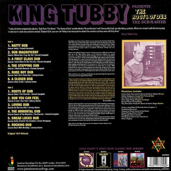 OF Tubby (Vinyl) - DUB THE King - ROOTS