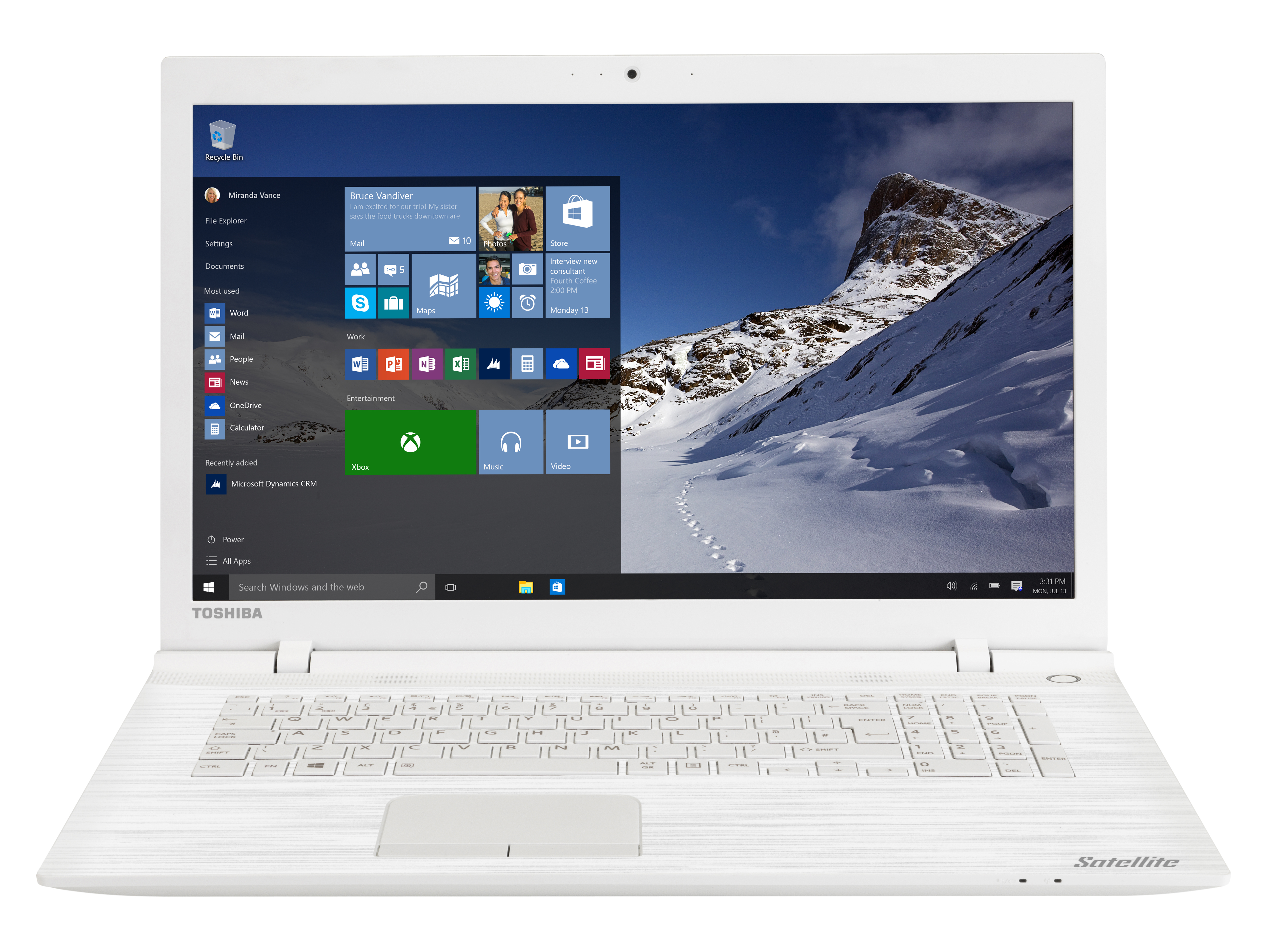 TOSHIBA Satellite C70-C-1E7 - 17,3 Zoll - Intel® Pentium® 3825U - 4 GB - 1 TB - Intel® HD Graphics - Windows 10 (64 Bit)